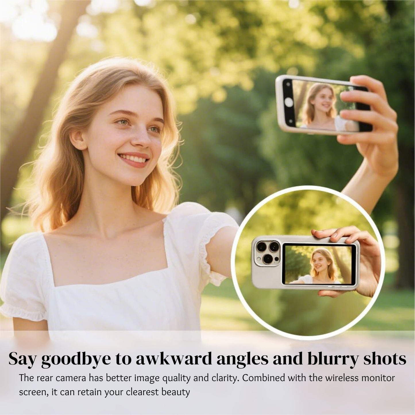 Awespire Wireless Magnetic Selfie Monitor Screen (Ultra)