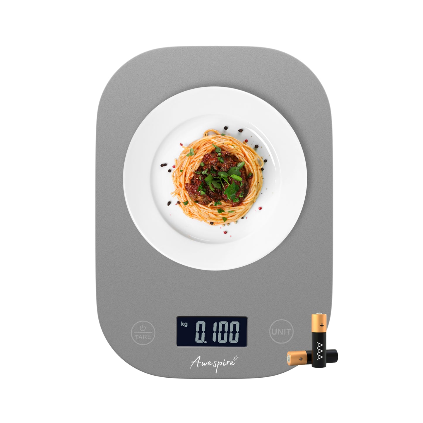 Awespire Digital Kitchen Weighing Scale - Grey