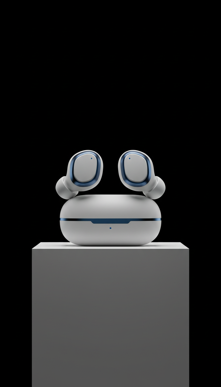 Wireless Earbuds in Cobalt Finish